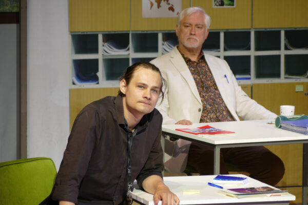 Niclas Kunder und Jürgen Lorenzen in EINGESCHLOSSENE GESELLSCHAFT. © Tanja Weidner