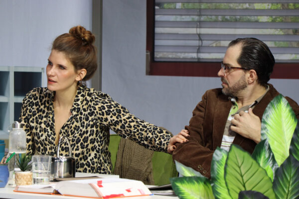 Rosana Cleve und Florian Bender in EINGESCHLOSSENE GESELLSCHAFT. © Klaus Lefebvre